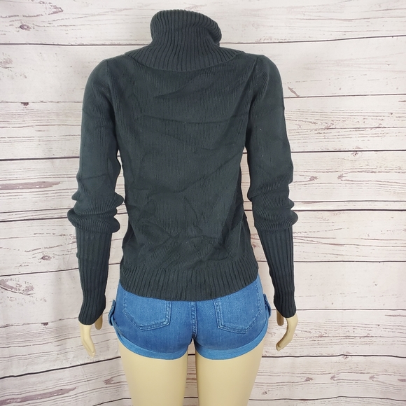 old navy black small cowl neck sweater ( 5 for $20 ) - Picture 6 of 9